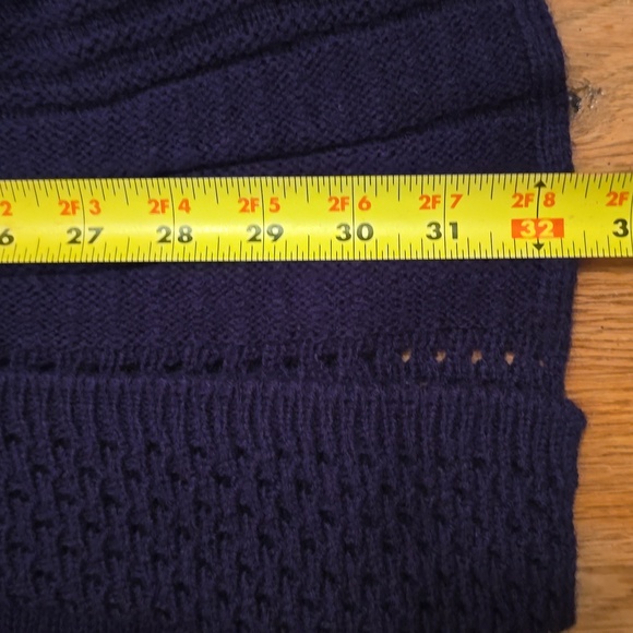 CROFT AND BARROW BRAND WOMEN'S NAVY BLUE OPEN CARDIGAN SWEATER SIZE LARGE - Picture 13 of 16